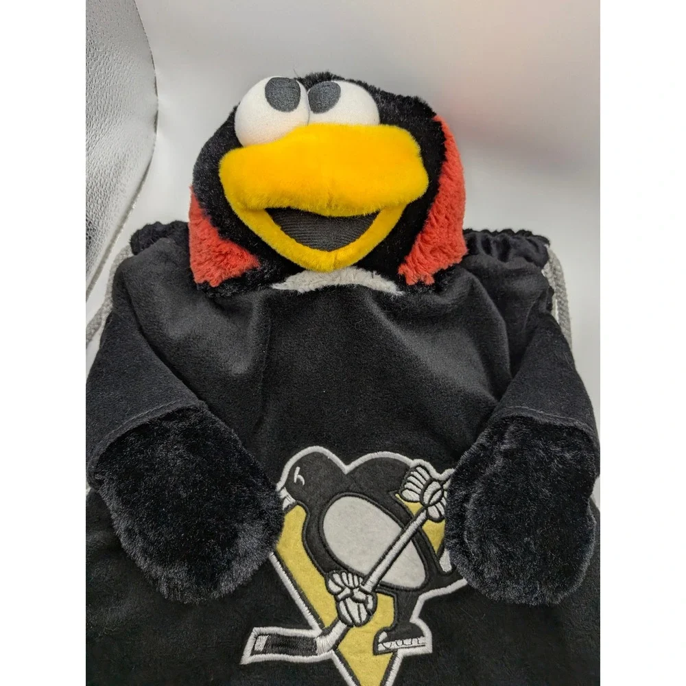 NHL Pittsburgh Penguins Mascot Plush Drawstring Backpack Forever‎ Collectibles